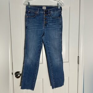 🌷J Crew Vintage Straight Button Fly size 27🌷